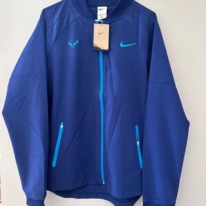 Nike Dri-FIT Rafa Nadal Tennis Jacket Men’s Size Large Blue DV2885-492 $105 NWT